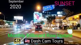 September-2020-West-Hollywood-Sunset-Strip-Monthly-Billboard-Row-Update.-Dash-Cam-Tours-4K
